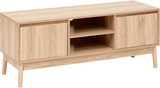 5five Simply Smart 5five Simply Smart - Mueble Tv Abana Efecto Roble Natural Con 2 Armarios - 5five