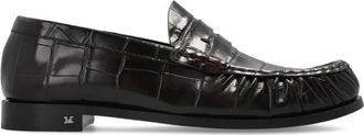 Max Mara Fingere Loafers - Dames - Loafers - Bruin - 39 EU - Leer - Schoenen