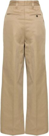 Maison Margiela Womens Pants - Tan Cotton - Size EU 38 (Womens)