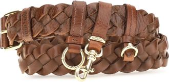 Miu Miu Womens Calf Leather Belt Tobacco (bos Taurus)