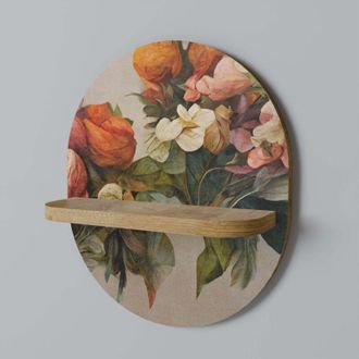 OEM Belleza Con Estilo Estante Ovalado