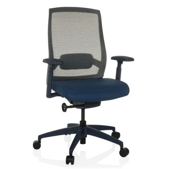 hjh OFFICE Silla de oficina profesional tela / tejido de malla azul