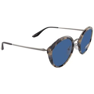 Prada Blue Oval Sunglasses PR 18US HU7219 53