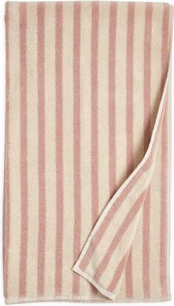 Nordstrom Hydrocotton Stripe Bath Towel in Beige Oatmeal Multi at Nordstrom