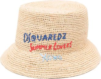 Dsquared2 Cappello bucket - Toni neutri