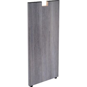 Lorell Essentials Series Credenza Half Leg - 12 x 128.5 - Finish: Weathered Charcoal Laminate