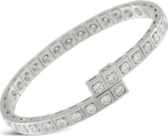 Cartier Bracciale in oro bianco 18 carati con diamanti - Argento