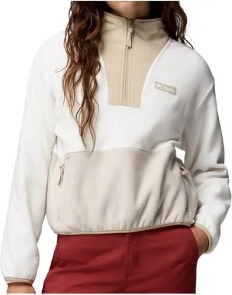 Columbia Sequoia Grove II Half Zip Fleece Fleecepullover f&uuml;r Damen | wei&szlig;