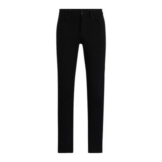 HUGO BOSS Slim Fit Jersey Jeans Zwart - Heren - Slim Fit Jeans - Zwart - W32 L32 - Jeans