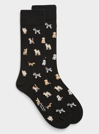 Paul Smith Mens Mini-dog dress socks