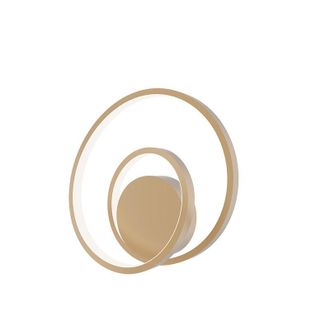 Luce-Ambiente-Design Led applique Lieve in Gold Aluminum 15w With Cct Switch 30x11 Cm