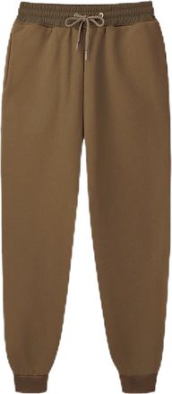 Generic Womens Joggers Casual Sweatpants UK Drawstring Elastic Waist Tracksuit Bottoms With Side Pockets Autumn Winter Cotton Cuffed Plain Athletic Trousers L