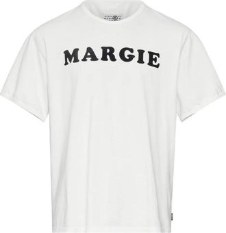 Maison Margiela Vintage Jersey T-Shirt - Heren - T-shirts - Wit - XL - Katoen - Tops