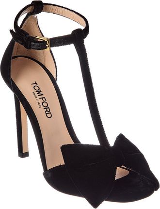 Tom Ford Brigitte Velvet Sandal