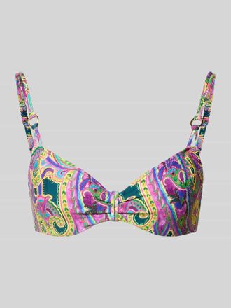 Marie Jo Marie Jo Bikini-Oberteil mit Allover-Paisley-Print Modell Lise in Lila, Gr&ouml;&szlig;e 75B
