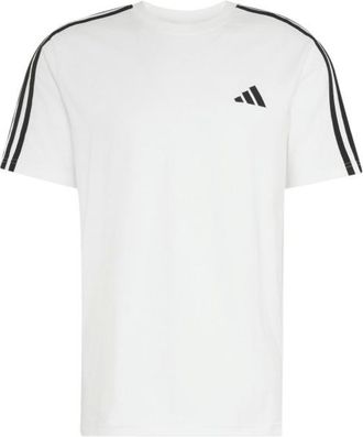 adidas Essentials Single Jersey Left Chest Branded Tee T-Shirt f&uuml;r Herren | wei&szlig;