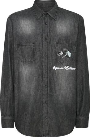 Philipp Plein Uomo, Magliette, Grigio, L, new