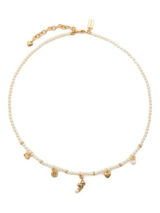 Coach charm necklace - Oro