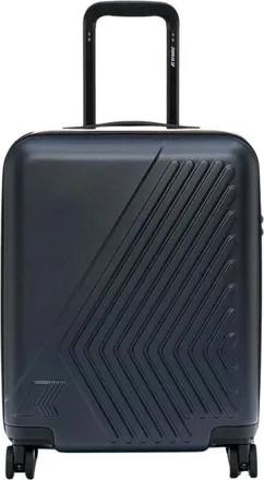 K-Way Koffers, unisex, Blauw, ONE Size, Polyester, Eudoxie Logo Trolley
