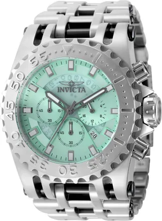 Invicta Coalition Forces 49758 Heren Horloge - Quartz Uurwerk - Roestvrij Staal met blauwe Wijzerplaat - 50mm