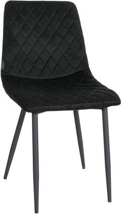 Clp Silla De Comedor Telde De Terciopelo Negro