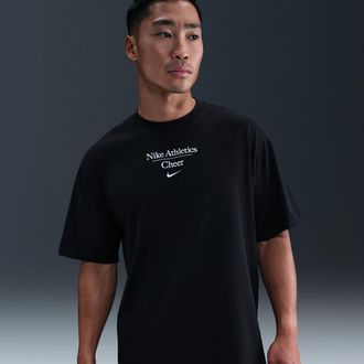 Nike Mens Cheer Max90 T-Shirt in Black | APS566NACH-BLK