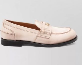 Miu Miu leather loafers