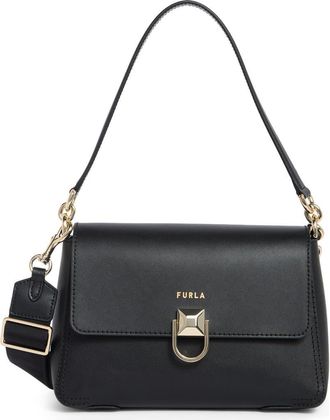 Furla Circe Small Leather Satchel in Nero at Nordstrom Rack
