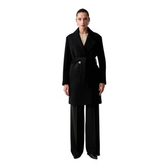 A|X Armani Exchange Jassen, Dames, Zwart, XS, Belted Coats