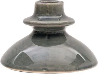 Foreside Home And Garden Madigan Crackle Taper Candle Holder in Gray at Nordstrom