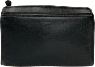 Balenciaga Pre-owned Clutches, female, Black, Size: ONE SIZE Pre-owned Vintage Clutch
