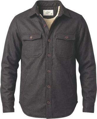 Bl'ker Camisa Acolchada de Lana Denali - Jackets - Hombre - Marr&oacute;n - 2XL