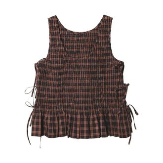 Ganni Mujer, Camisetas, Marr&oacute;n, Talla: L
