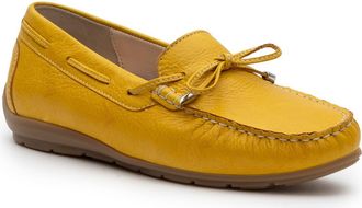 Ara Amarillo Leather Driving Shoe in Sole Cervocalf at Nordstrom, Size 6.5