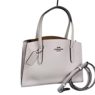 Coach Leather Handbag Shoulder Bag Tote Bag (Pre-Owned)
