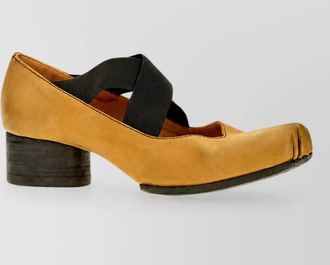 Uma Wang leather ballerina pumps