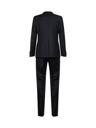 Tagliatore Mens Tuxedo Suit Bruce Black Virgin Wool Suits