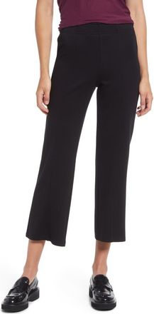 Hue Pontease Crop Flare Leggings in Black at Nordstrom, Size Large