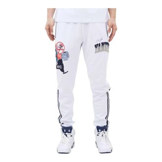 Pro Standard Pro Standard New York Yankees Home Town Track Pants in White Men