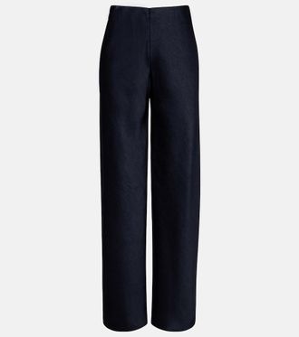 Vince Colette satin wide-leg pants
