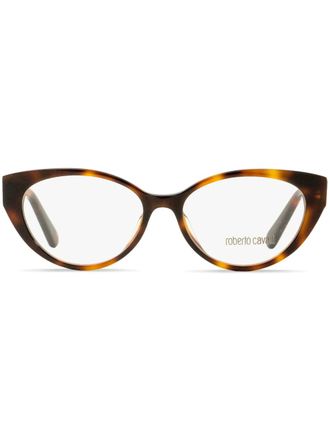 Roberto Cavalli RC5106 bril met cat-eye montuur - Bruin