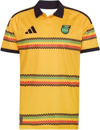 adidas Jamaica 2026 x Bob Marley Home Jersey Asia Sizing Bold Gold KD0959