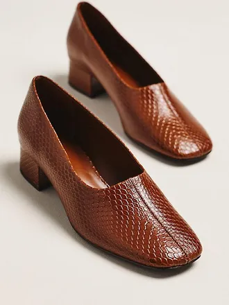 Reformation Inez Square-Toe Pumps