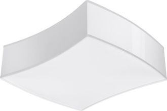 GreenIce Sollux Lighting Square Plaf&oacute;n Decorativo Empotrado, Blanco, 39cm