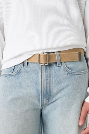 Levi's Washed Down Cotton Web Belt - Men - 100 - Beige / Travertine