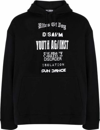 Raf Simons Rites of Joy Hoodie - Heren - Hoodies - Zwart - XS - Hoodies & sweatvesten