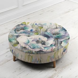 Voyage Maison Petra Papavera Floral Footstool