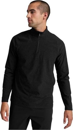 Beyond Yoga Spacedye Terrain Quarter Zip Pullover Mens Sweatshirt Darkest Night : 2XL, Elastane/Polyester