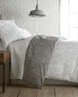 Southshore Fine Linens Reversible Modern Foliage Duvet Cover And Sham Set