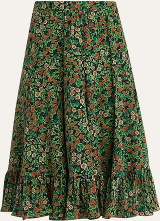Valentino Garavani Petales Damour Margherita Ruffle Skirt